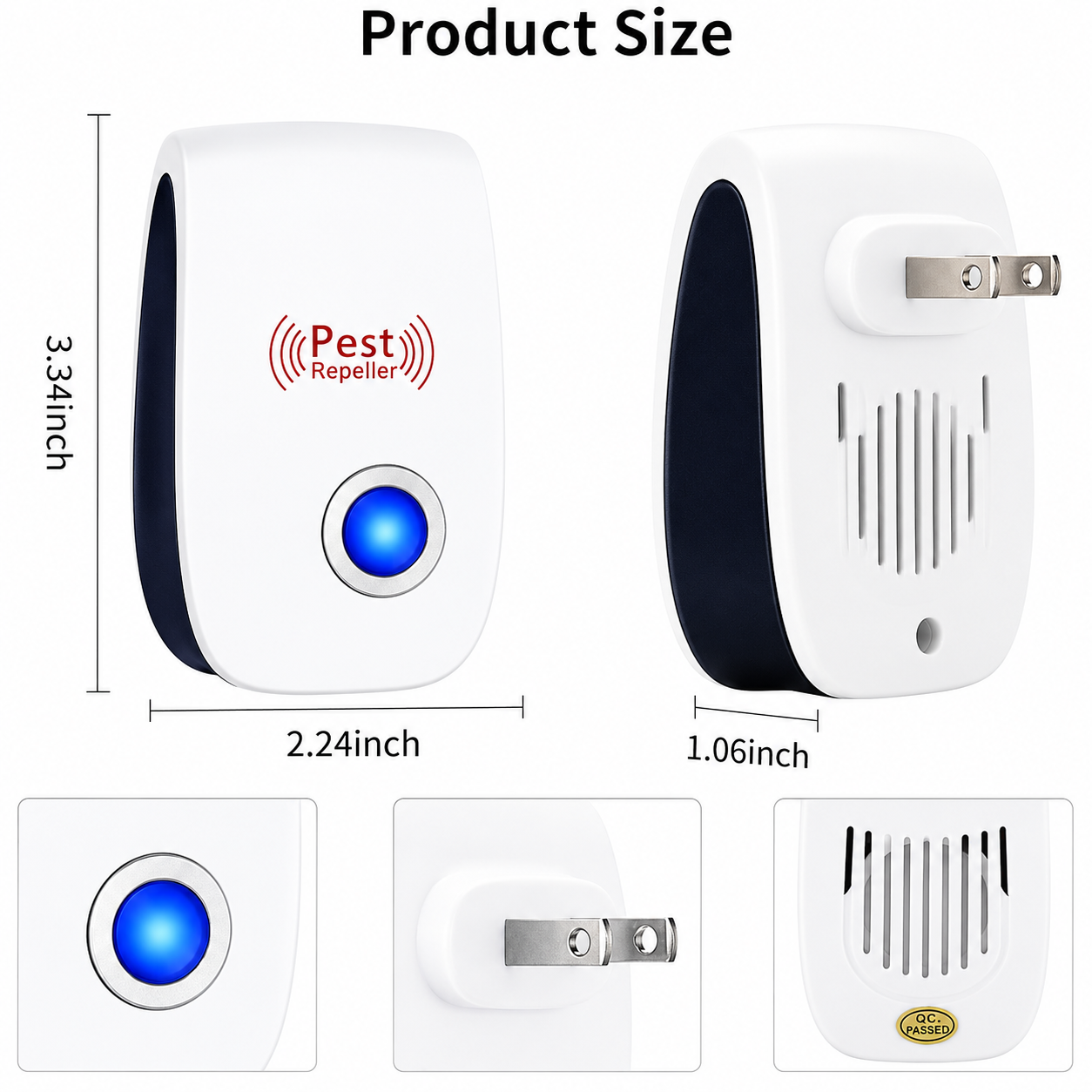2x1 Repelente Ultrasónico® - ¡Protección Natural para tu Familia!